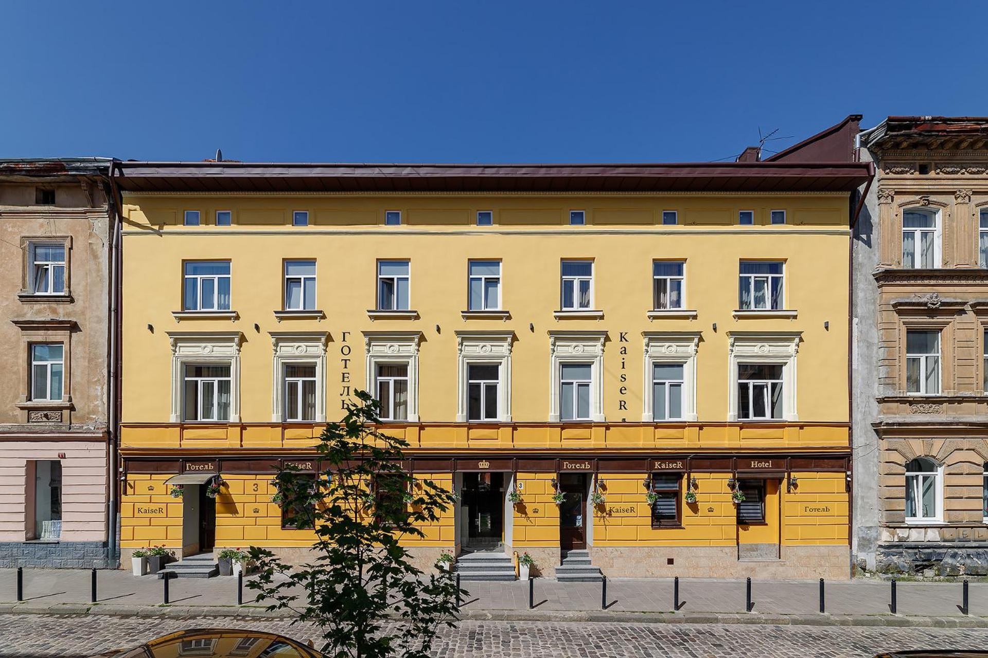 Готель Кайзер Економ Lviv Exteriör bild